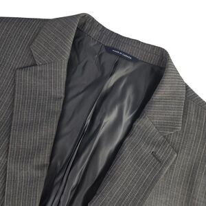 Ralph‎ Ralph Lauren Mens 48L Gray Pinstripe 2 Button Wool Blazer Sport Coat
